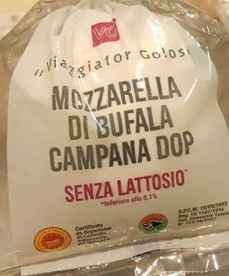 Mozzarella di bufala front packaging
