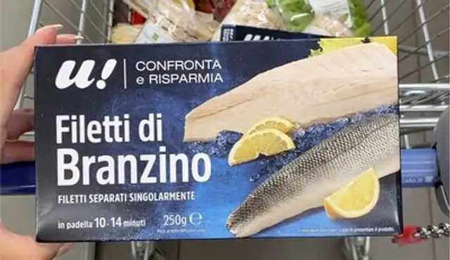 filetti di branzino front packaging