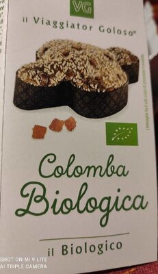 Colomba biologica front packaging
