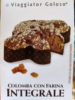colomba con farina integrale front packaging