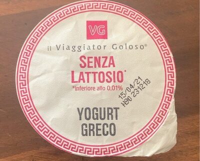 Yogurt greco senza lattosio