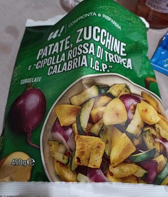 Patate,zucchine e cipolla rossa