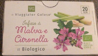 Infuso di malva e citronella front packaging