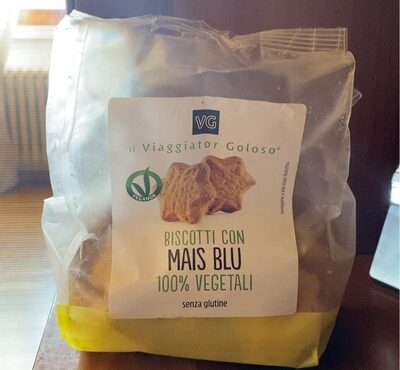 Biscotti con mais blu 100% vegetali