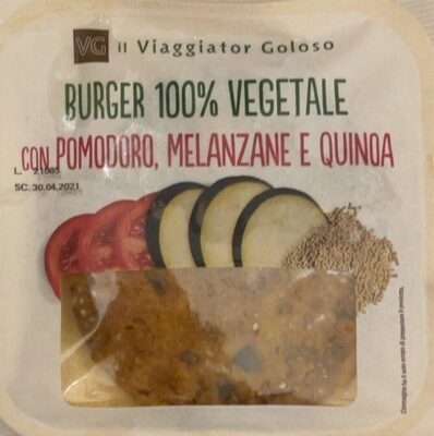 Burger 100% vegetale front packaging