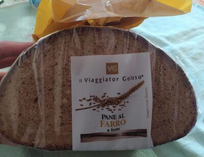 Pane al farro a fette front packaging