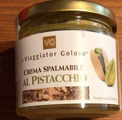 Crema spalmabile al pistacchio front packaging
