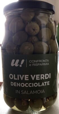 Olive verdi denocciolate in salamoia