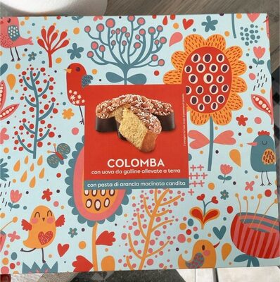 Colomba con pasta di arancia macinata candita