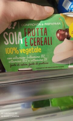 Frutta e cereali  soya 100% vegetale