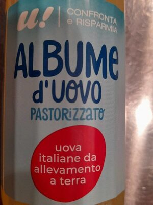 Albume d'uovo front packaging