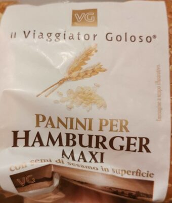 Panini per hamburger maxi front packaging