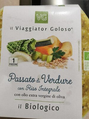 Passato di verdure con riso integrale