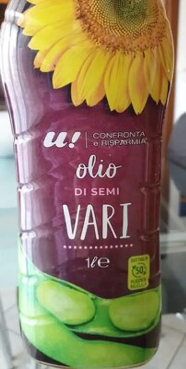 Olio di semi vari front packaging