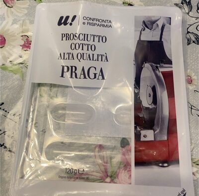 prosciutto cotto alta qualita’ Praga front packaging