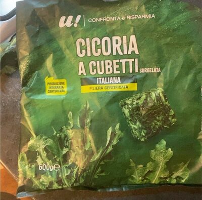 Cicoria a cubetti congelata