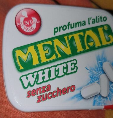Mental bianco senza zucchero