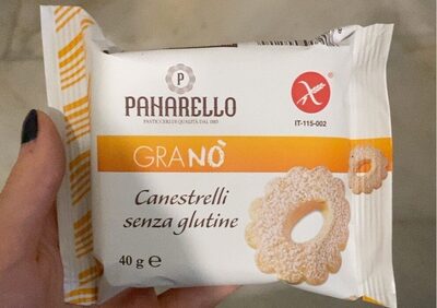 Canestrelli senza glutine front packaging