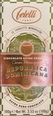 Le tavolette monorigine front packaging