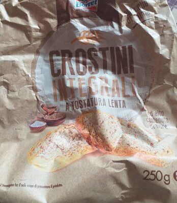 crostini integrali a tostatura lenta front packaging