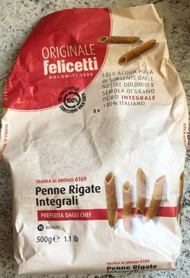 Penne rigate integrali
