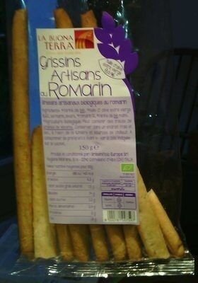 Grissins artisans au romarin