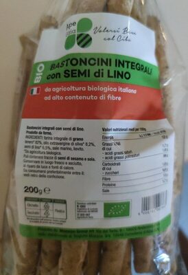 Bastoncini integrali con semi di lino