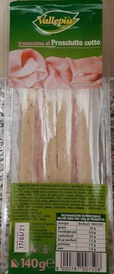 Tramezzino al prosciutto cotto