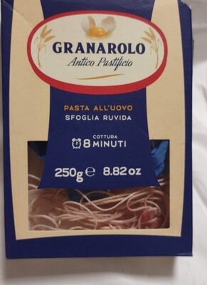 Pasta all'uovo sfoglia ruvida front packaging