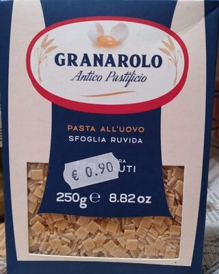 Pasta all'uovo sfoglia ruvida