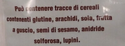 Fagioli neri ingredients label