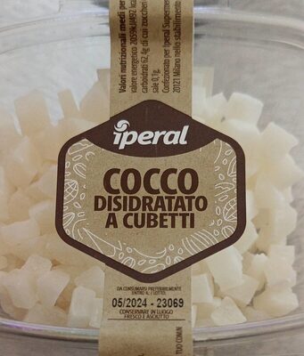 Cocco disidratato a cubetti