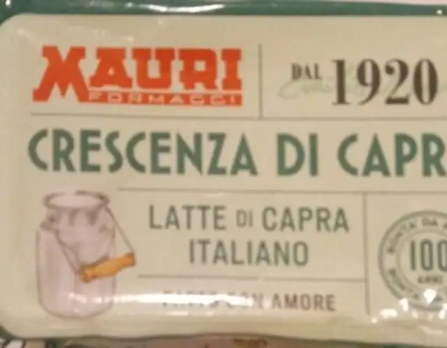 Crescenza di capra front packaging