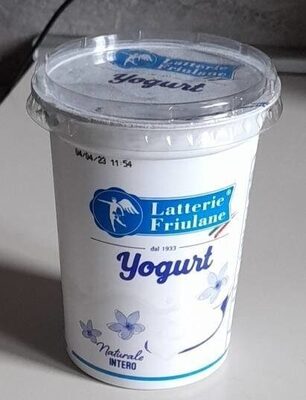 Yogurt naturale intero front packaging