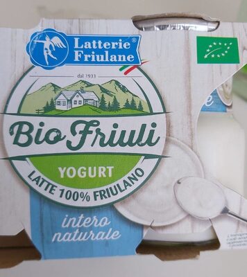 yogurt intero naturale front packaging