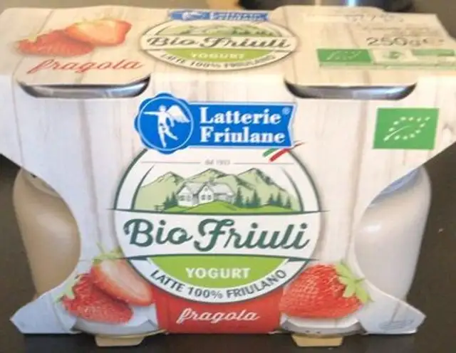 Yogurt bio friuli front packaging