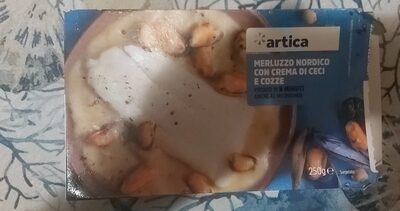 Merluzzo Nordico Con Crema Di Ceci E Cozze front packaging