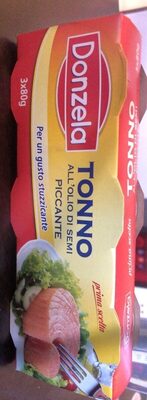 Tonno all’olio di semi piccante front packaging