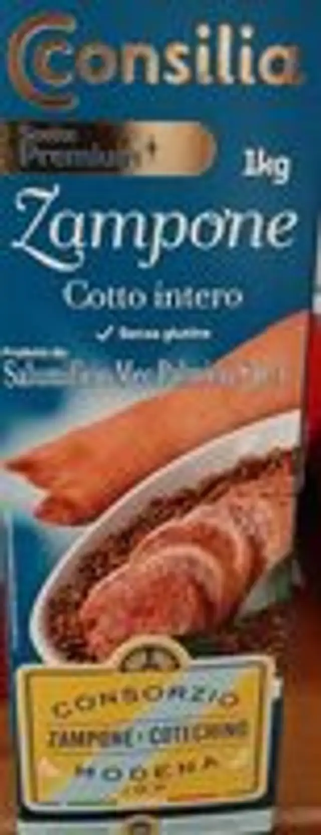 Zampone cotto intero, consilia