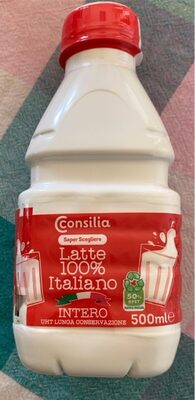 Latte intero a lunga conservazione front packaging