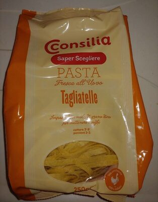 Tagliatelle fresche all'uovo front packaging