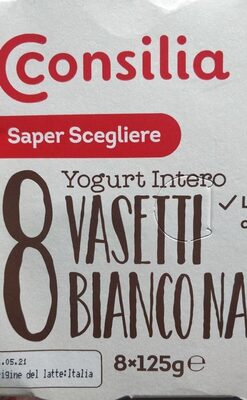 Yogurt intero Consilia front packaging