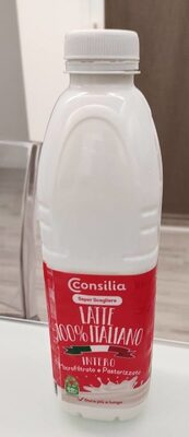 Latte 100%italiano Intero front packaging