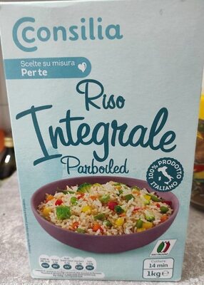 Riso integrale parboiled front packaging