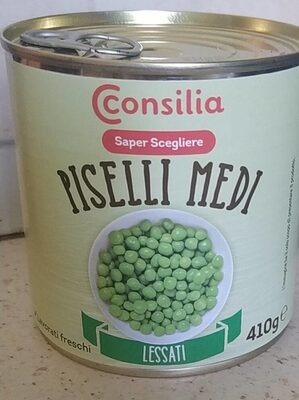 Piselli Medi front packaging