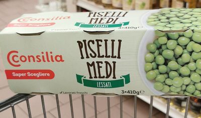 Piselli medi front packaging