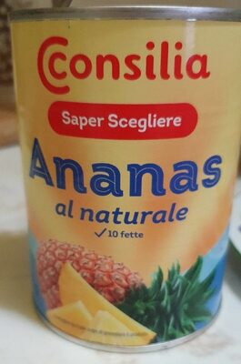Ananas al naturale front packaging