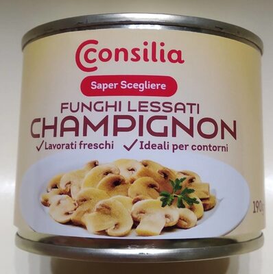 Funghi champignon lessati