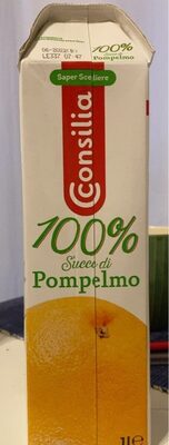 Succo di pompelmo front packaging