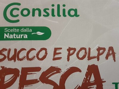Succo e polpa di pesca